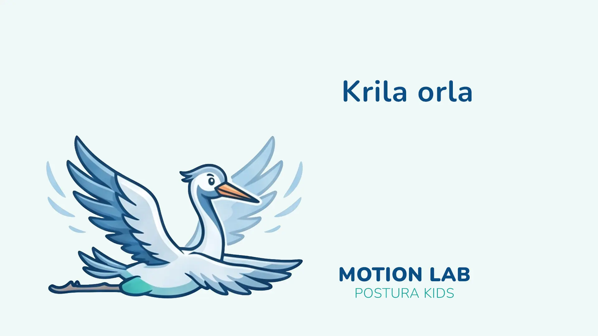 Postura Kids vježba - orao