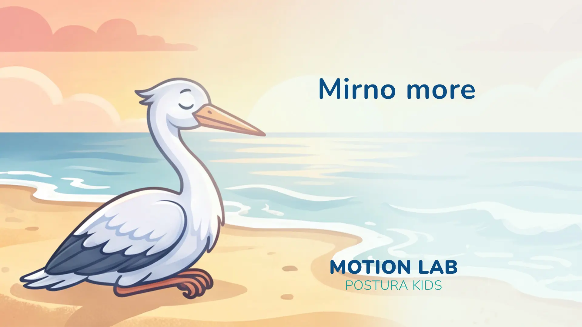 Postura Kids vježba - more